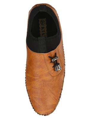 tan slip on loafers - 17175080 - Standard Image - 4