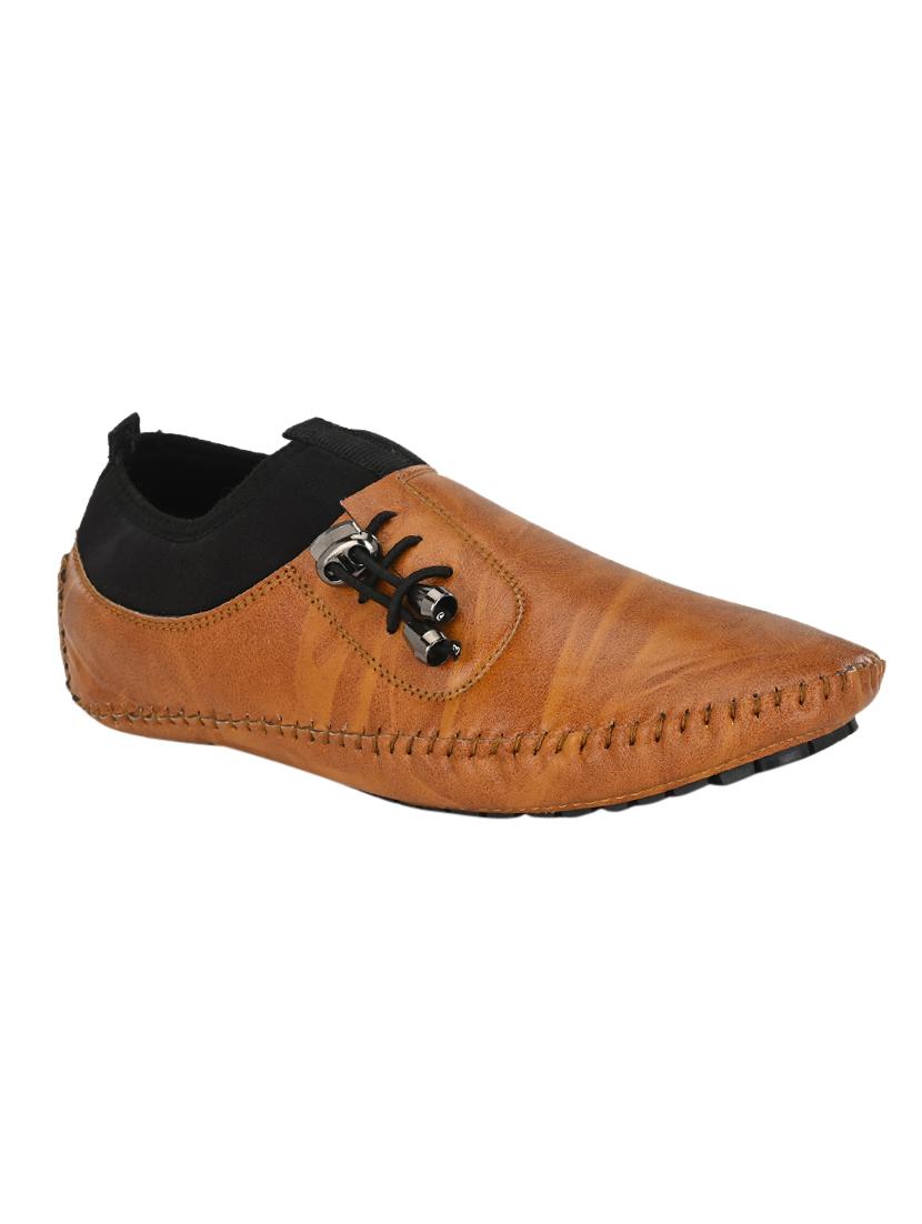 tan slip on loafers - 17175080 - Zoom Image - 1
