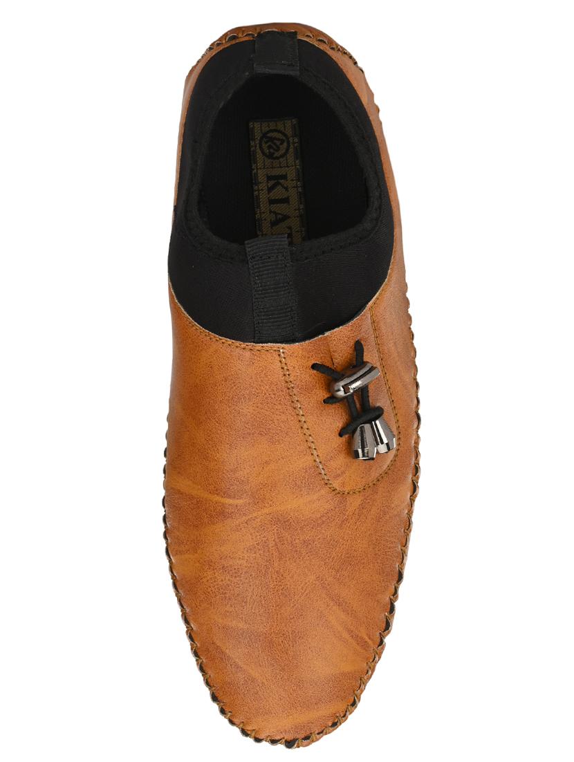 tan slip on loafers - 17175080 - Zoom Image - 4