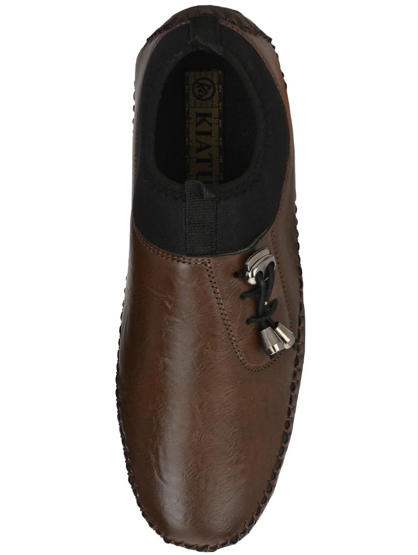 brown slip on loafers - 17175082 - Zoom Image - 4