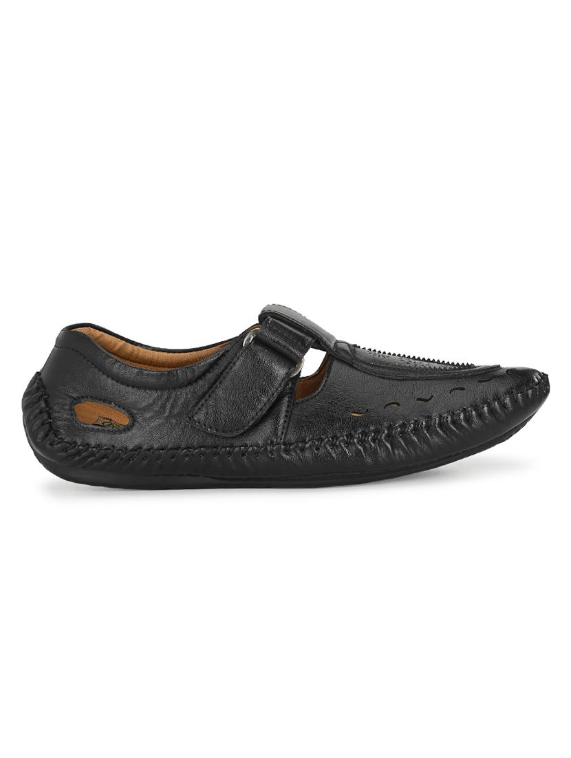 black slip on sandals - 17175083 - Zoom Image - 2