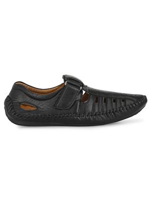 black slip on sandals - 17175085 - Standard Image - 2