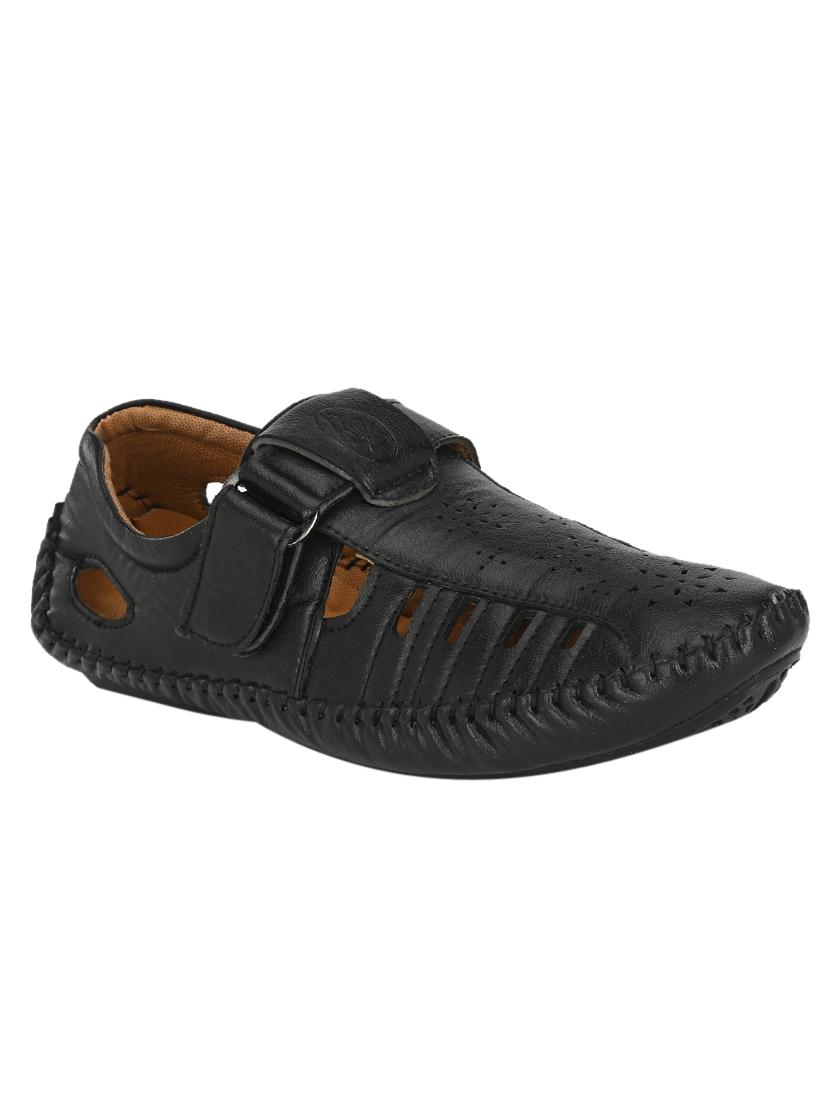 black slip on sandals - 17175085 - Zoom Image - 1