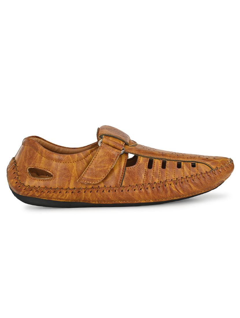 tan slip on sandals - 17175087 - Zoom Image - 2