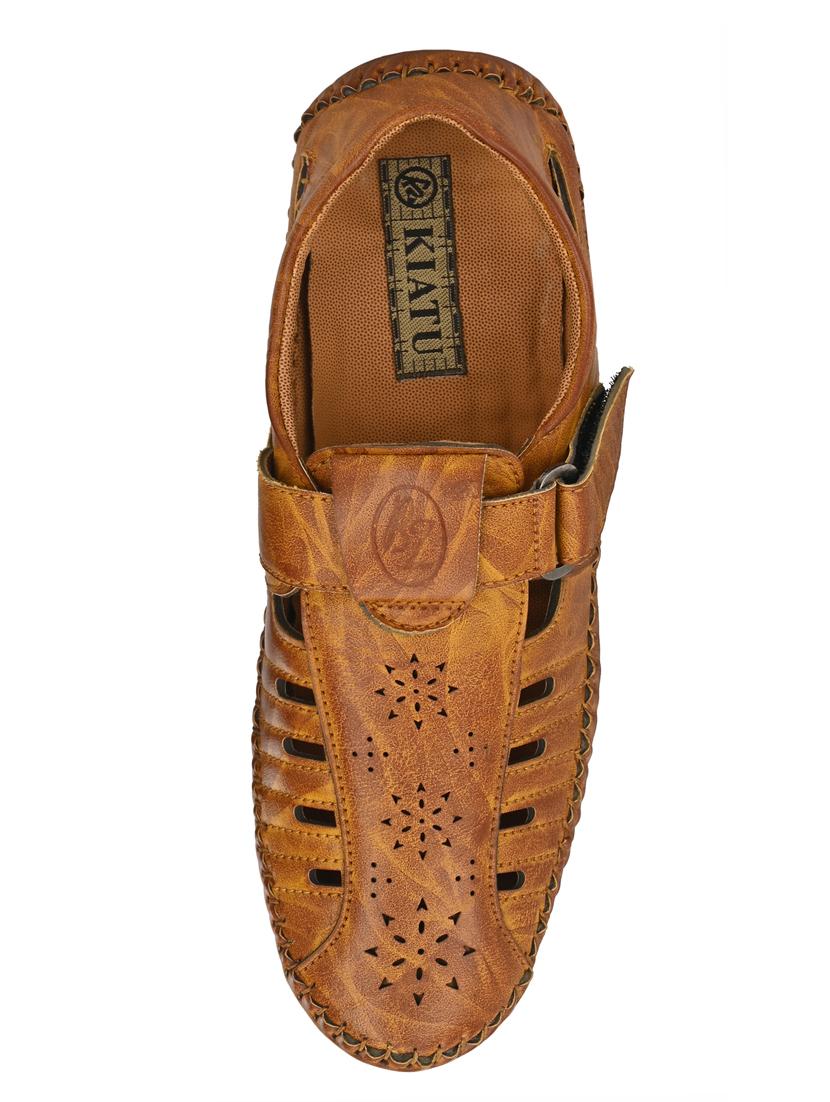 tan slip on sandals - 17175087 - Zoom Image - 4