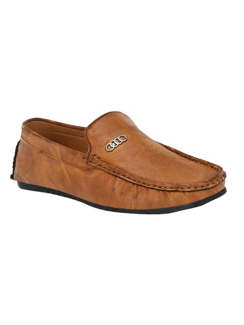 tan slip on loafers - 17175090 - Standard Image - 1