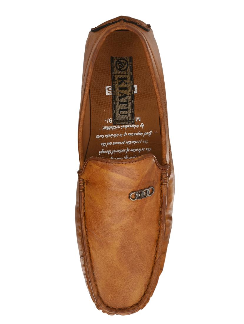 tan slip on loafers - 17175090 - Zoom Image - 4
