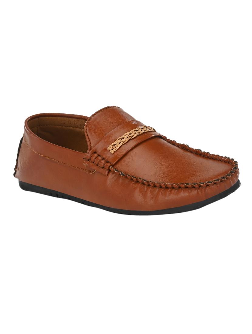 tan slip on loafers - 17175091 - Zoom Image - 1
