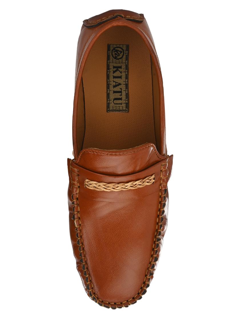 tan slip on loafers - 17175091 - Zoom Image - 4