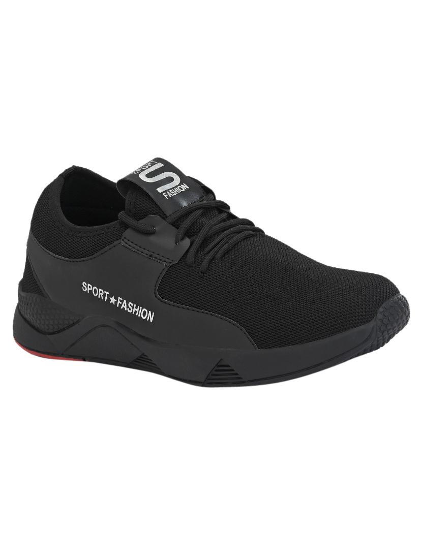 black lace up sport shoes - 17175099 - Zoom Image - 1