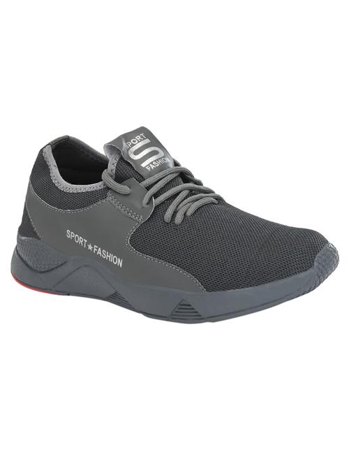 grey lace up sport shoes - 17175100 - Standard Image - 1