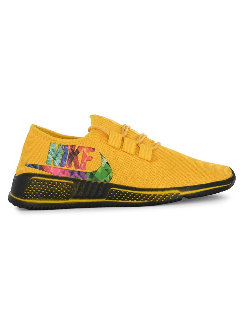 yellow lace up sport shoes - 17175102 - Zoom Image - 2