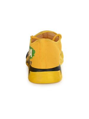 yellow lace up sport shoes - 17175104 - Standard Image - 3