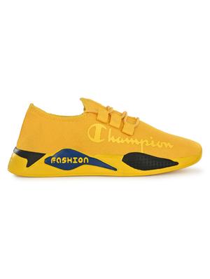 yellow lace up sport shoes - 17175108 - Standard Image - 2