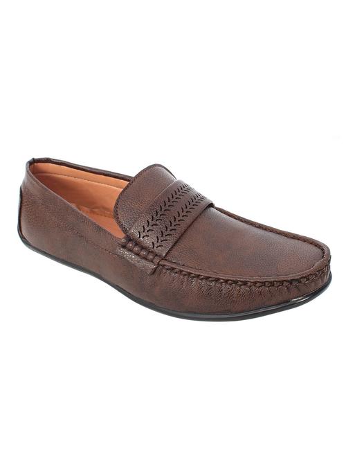 brown office wear loafers - 17175212 - Standard Image - 1