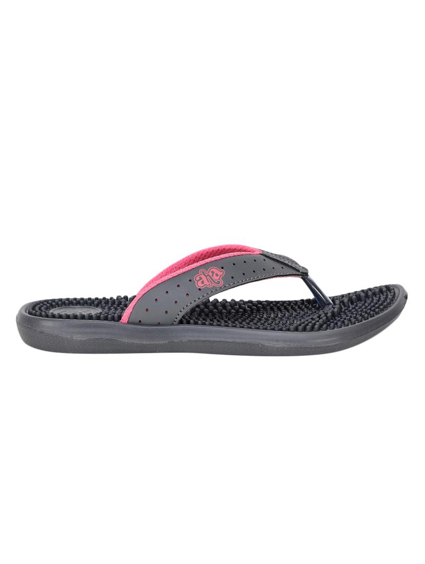 grey rubber slippers & flip flop - 17175427 - Zoom Image - 2