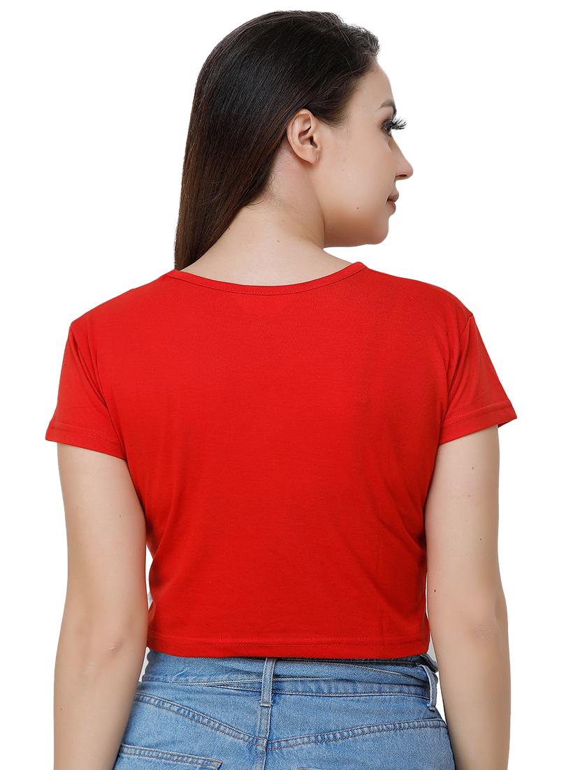 round neck crop tee - 17175956 - Zoom Image - 3