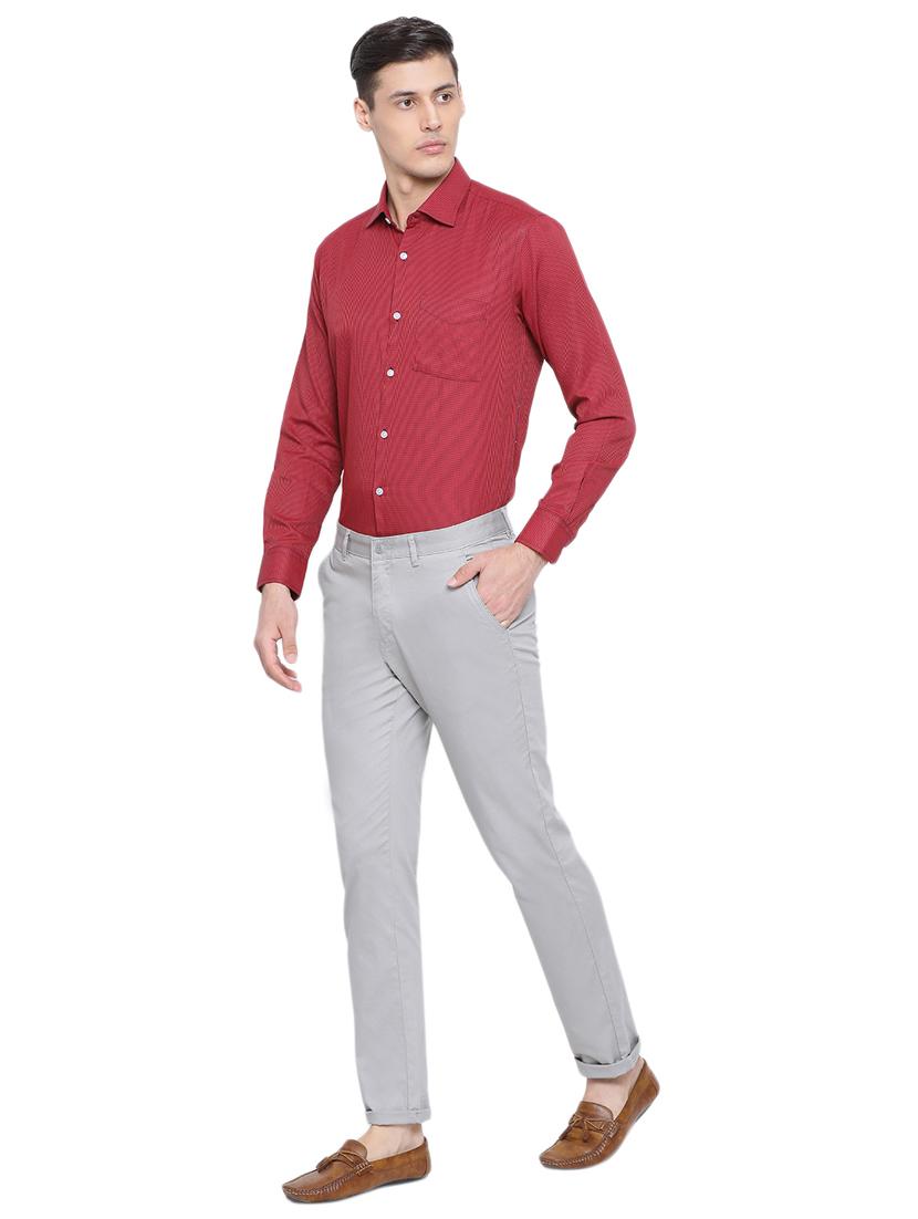 red self design casual shirt - 17176146 - Zoom Image - 4