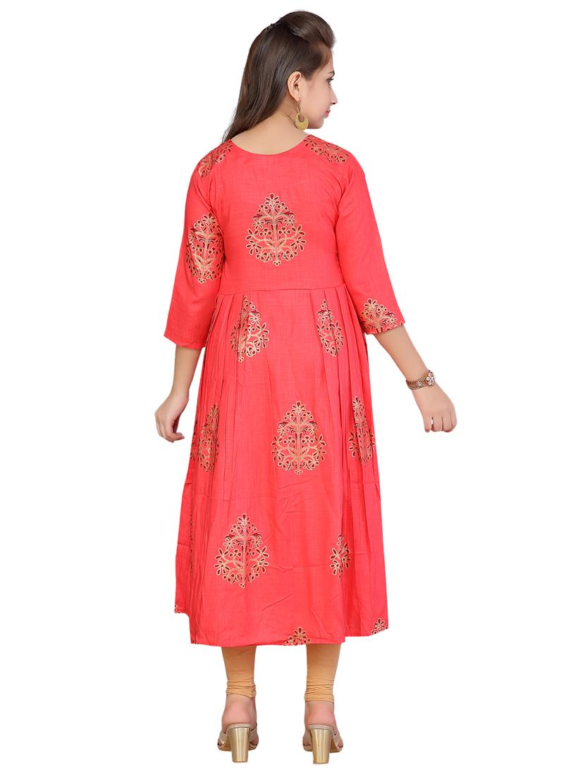 red cotton suit set - 17176821 - Zoom Image - 3