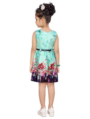 green satin frock - 17176865 - Standard Image - 3