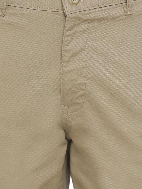 beige solid chinos - 17177082 - Zoom Image - 5