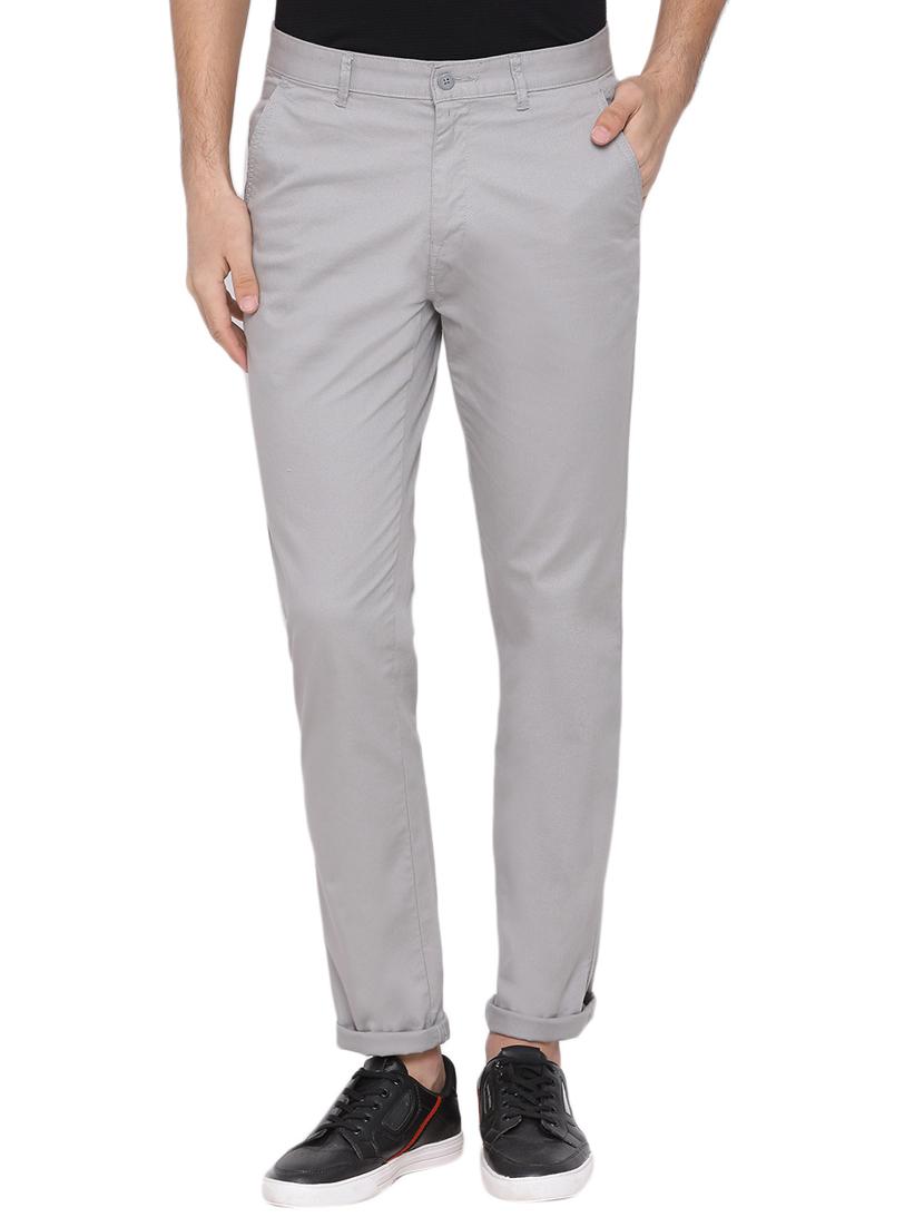 grey solid chinos - 17177085 - Zoom Image - 1