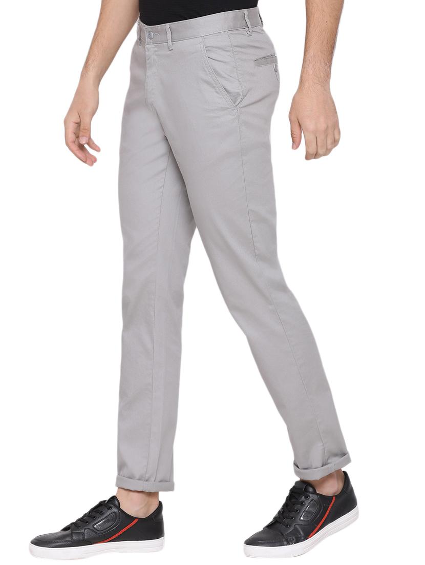 grey solid chinos - 17177085 - Zoom Image - 2