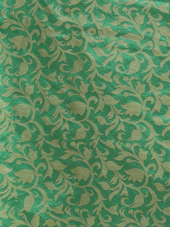 embroidered solid saree with blouse - 17180006 - Zoom Image - 6