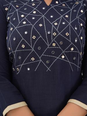 embroidered kurta pant set - 17181845 - Standard Image - 5