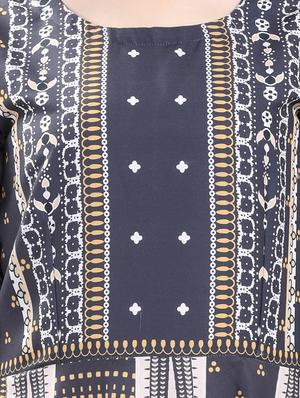 printed flared kurta - 17181850 - Standard Image - 4