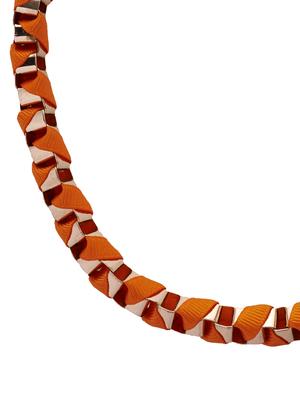 orange ribbon necklace - 17182 - Standard Image - 2