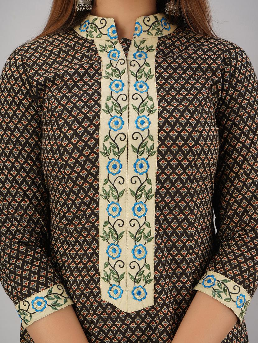 printed a-line kurta - 17183344 - Zoom Image - 6