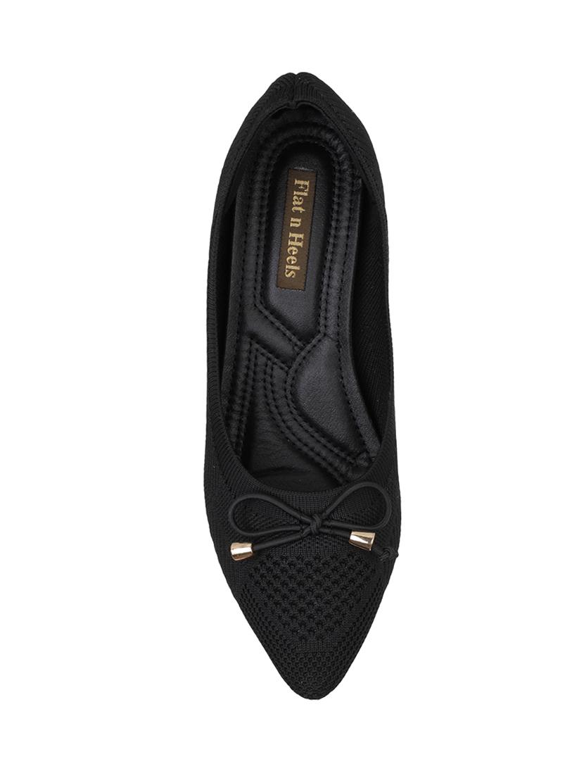 black mesh slip on pumps - 17183673 - Zoom Image - 5