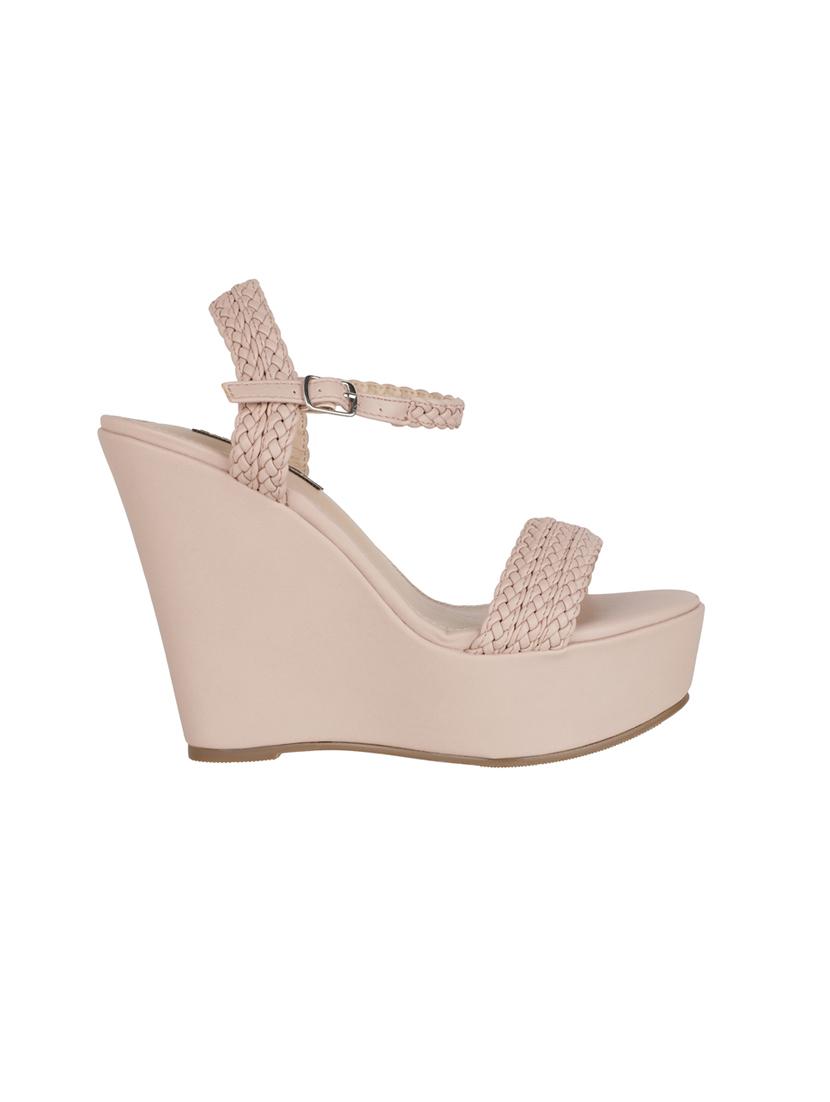 pink back strap wedges - 17183694 - Zoom Image - 3