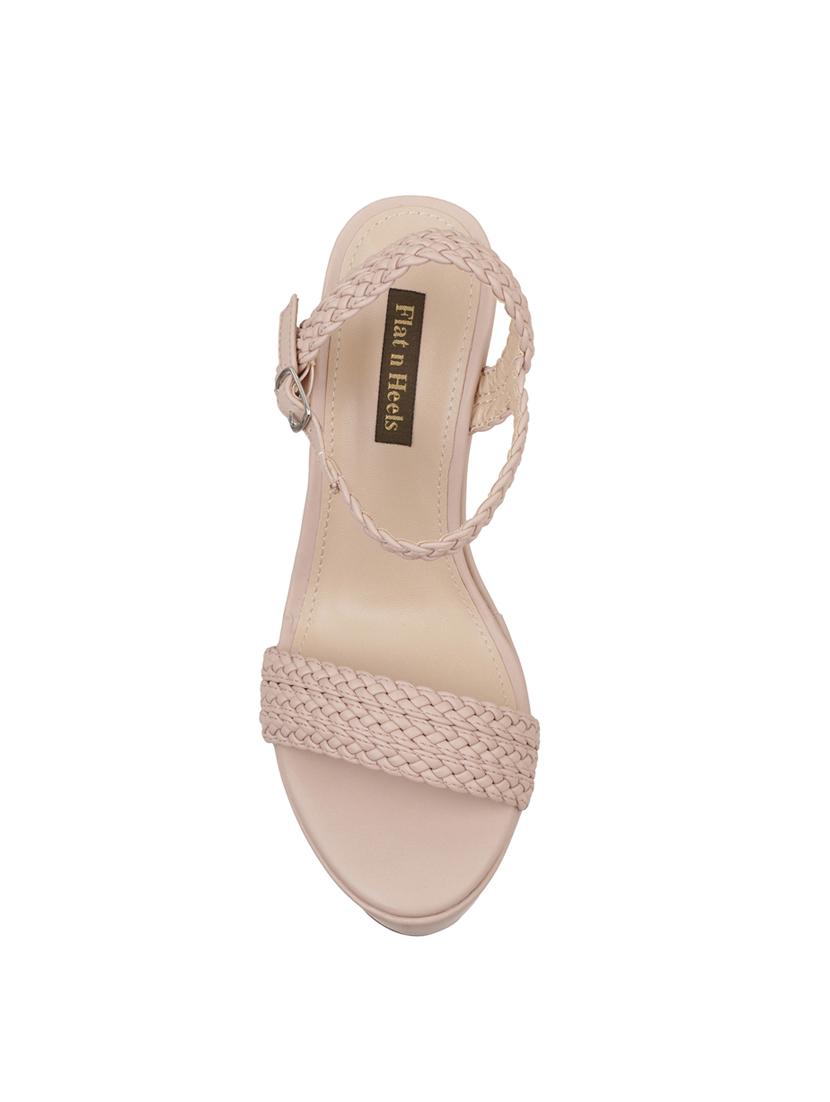 pink back strap wedges - 17183694 - Zoom Image - 5
