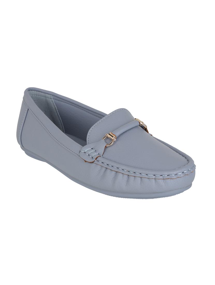blue slip on loafers - 17183707 - Zoom Image - 1