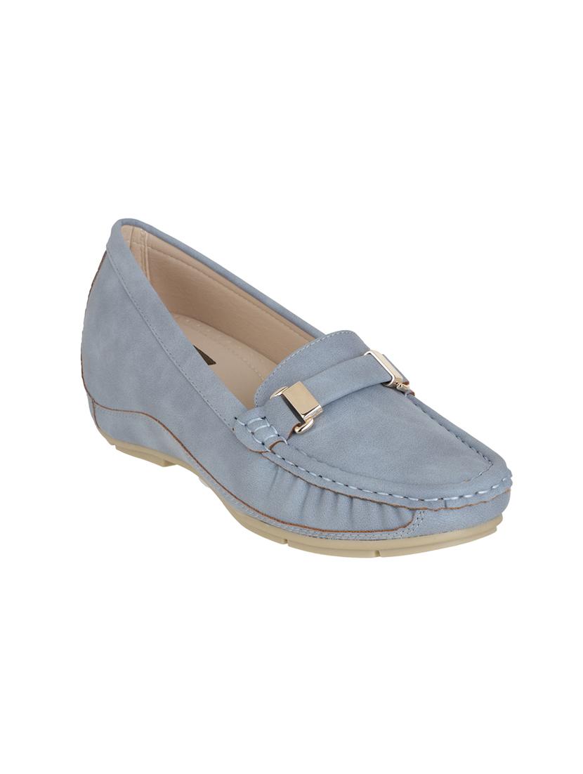 blue slip on loafers - 17183711 - Zoom Image - 1