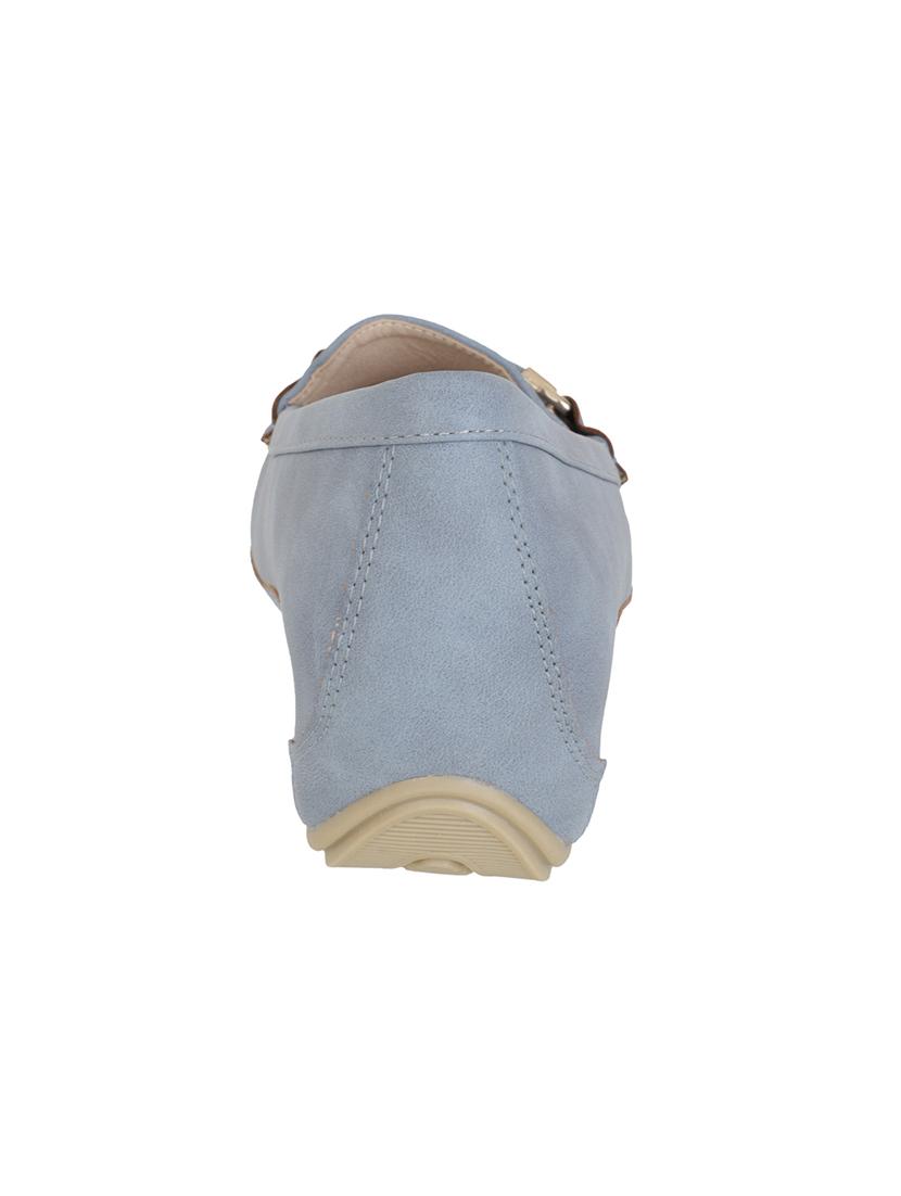 blue slip on loafers - 17183711 - Zoom Image - 4