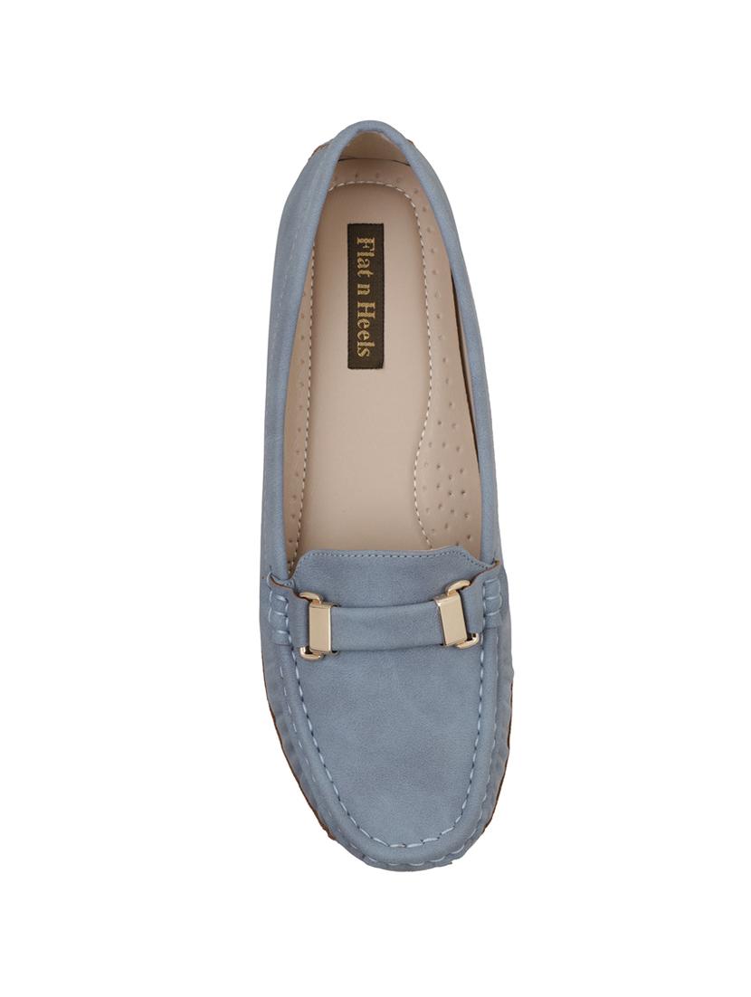 blue slip on loafers - 17183711 - Zoom Image - 5