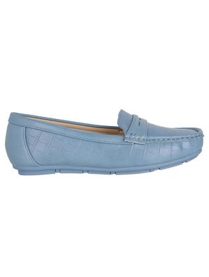 blue slip on loafers - 17183718 - Standard Image - 3