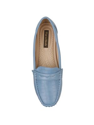 blue slip on loafers - 17183718 - Standard Image - 5