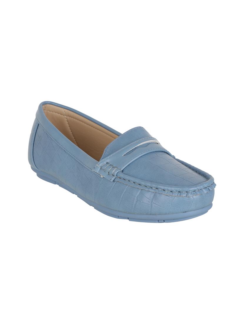 blue slip on loafers - 17183718 - Zoom Image - 1