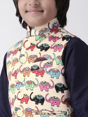 printed cotton kurta set - 17183840 - Standard Image - 5