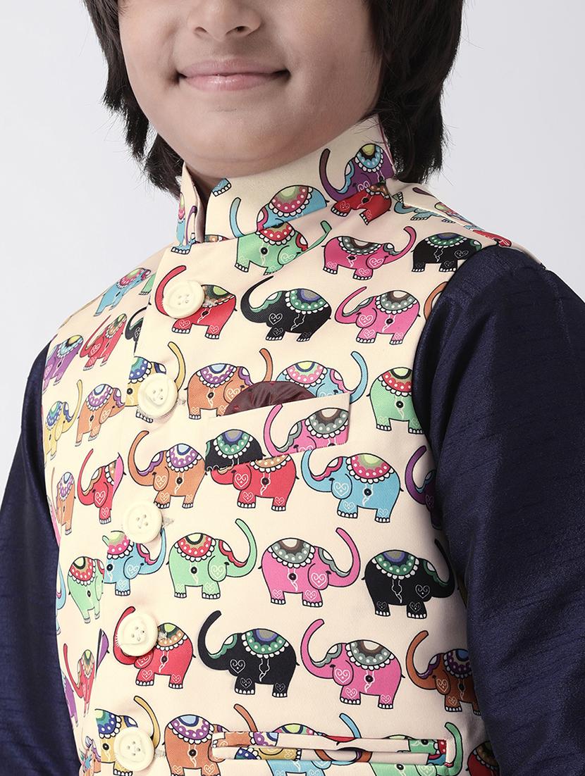 printed cotton kurta set - 17183840 - Zoom Image - 5