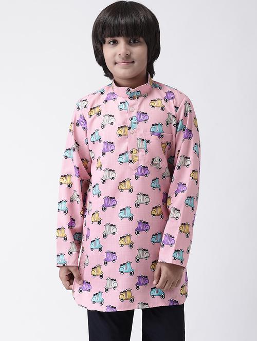 printed cotton kurta set - 17183844 - Standard Image - 1