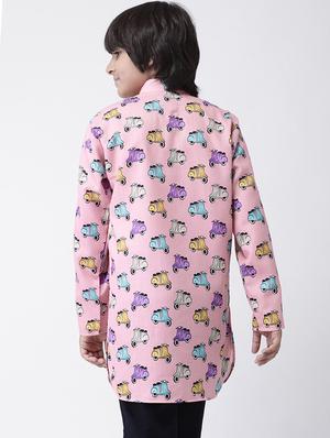 printed cotton kurta set - 17183844 - Standard Image - 3
