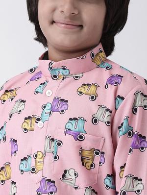 printed cotton kurta set - 17183844 - Standard Image - 5