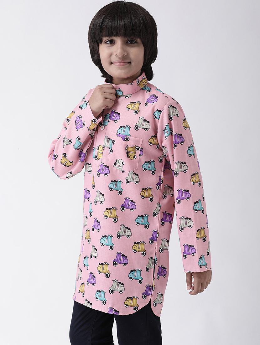 printed cotton kurta set - 17183844 - Zoom Image - 2