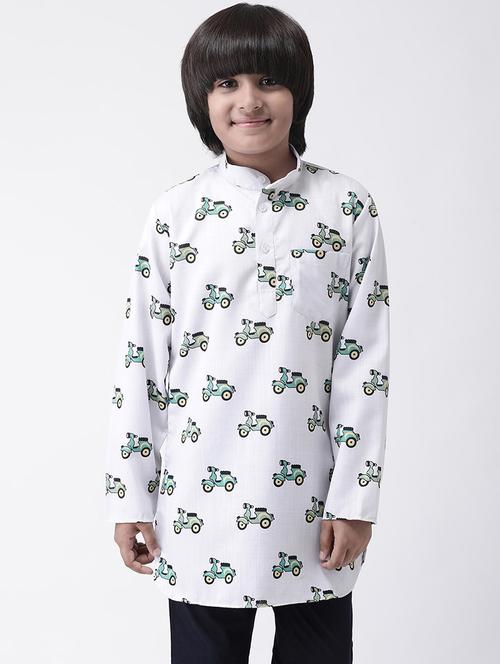 printed cotton kurta set - 17183845 - Standard Image - 1
