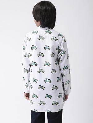 printed cotton kurta set - 17183845 - Standard Image - 3